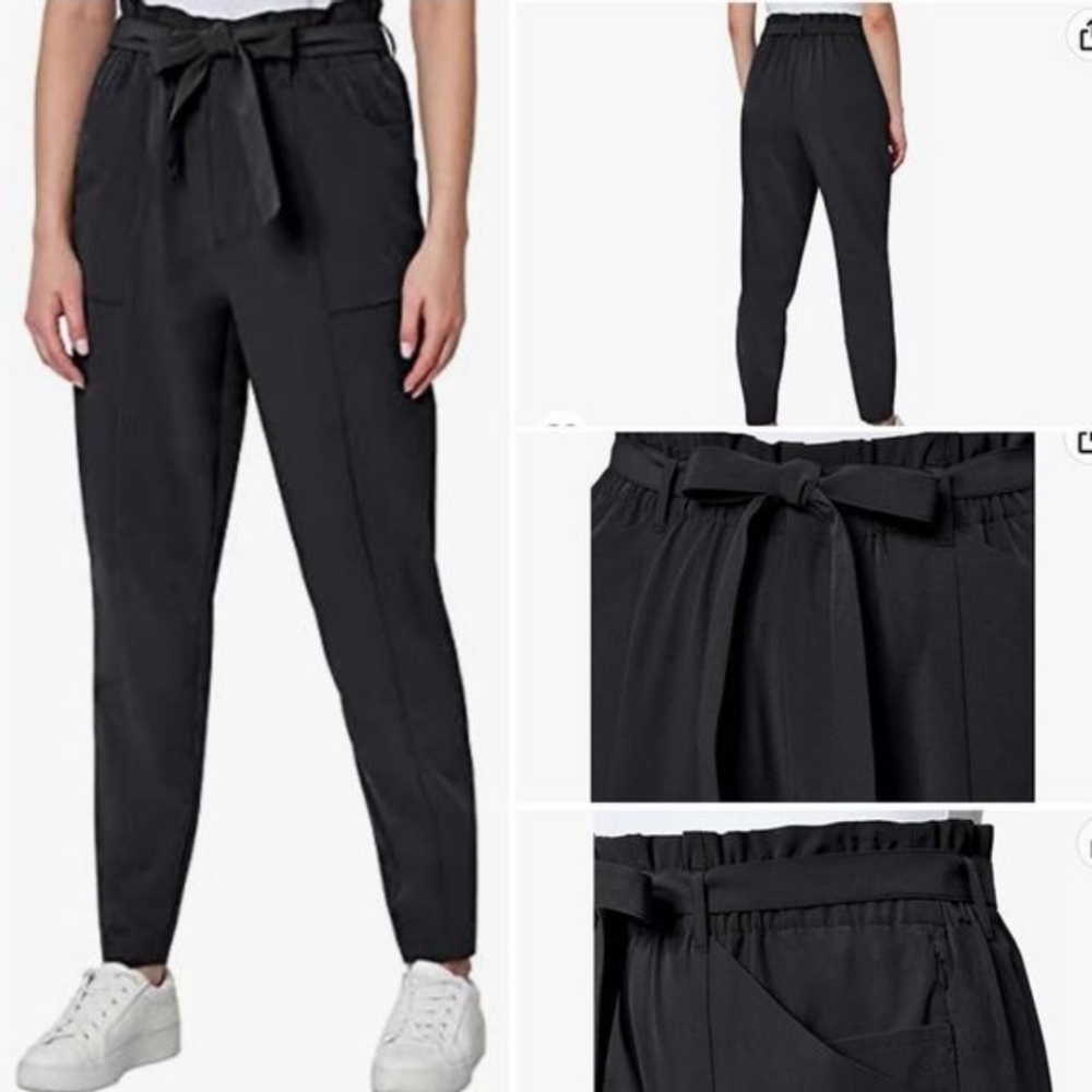Modern Ambition Black Tie Waist Moisture Wicking NWOT Size Small